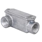 DKC EUROPE - Scatola di infilaggio in alluminio, 2 vie una a sinistra, filettatura GAS 1" 1/4, IP65