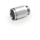 DKC EUROPE - Raccordo a innesto rapido tubo-scatola in acciaio INOX AISI 316L, diam. 25 mm, filetto M25, IP67