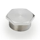 DKC EUROPE - Tappo in ottone nichelato per chiusura di fori filettabili ATEX, filetto M50x1,5 mm