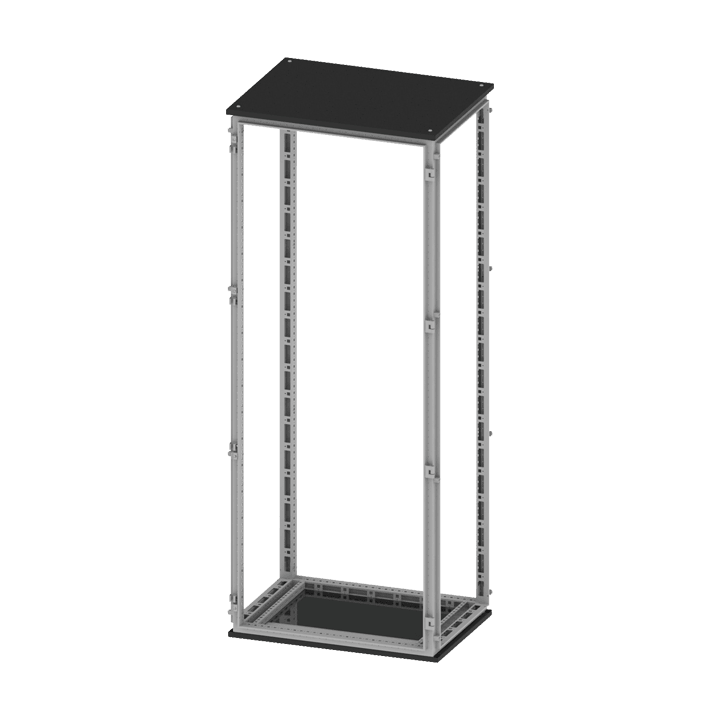 DKC EUROPE - Armadio componibile CQE, dimensioni 2000 x 1000 x 400 mm (AxLxP), solo struttura