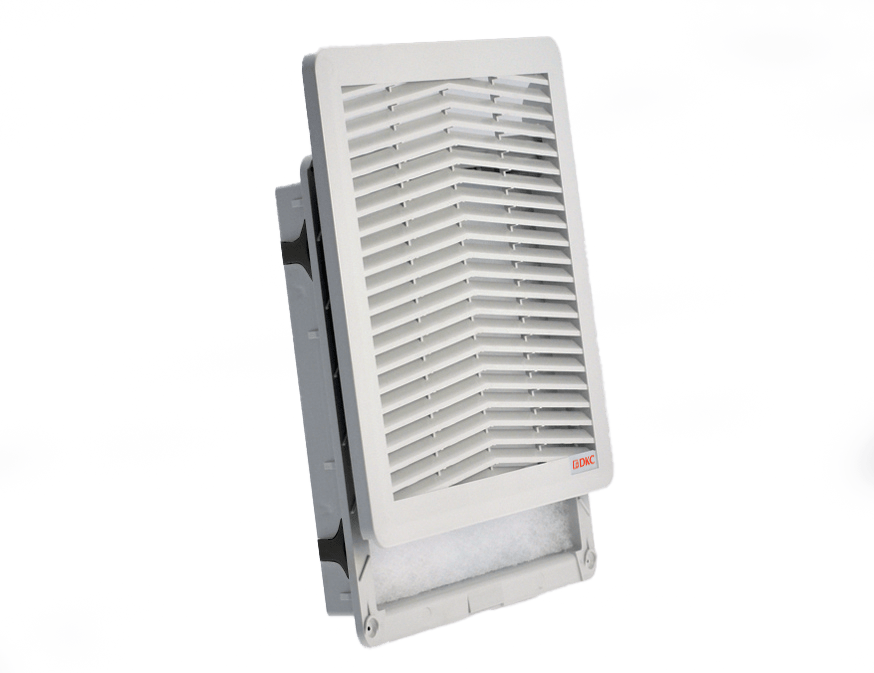 DKC EUROPE - Griglia di ventilazione con filtro, dimensioni 108 x 108 mm