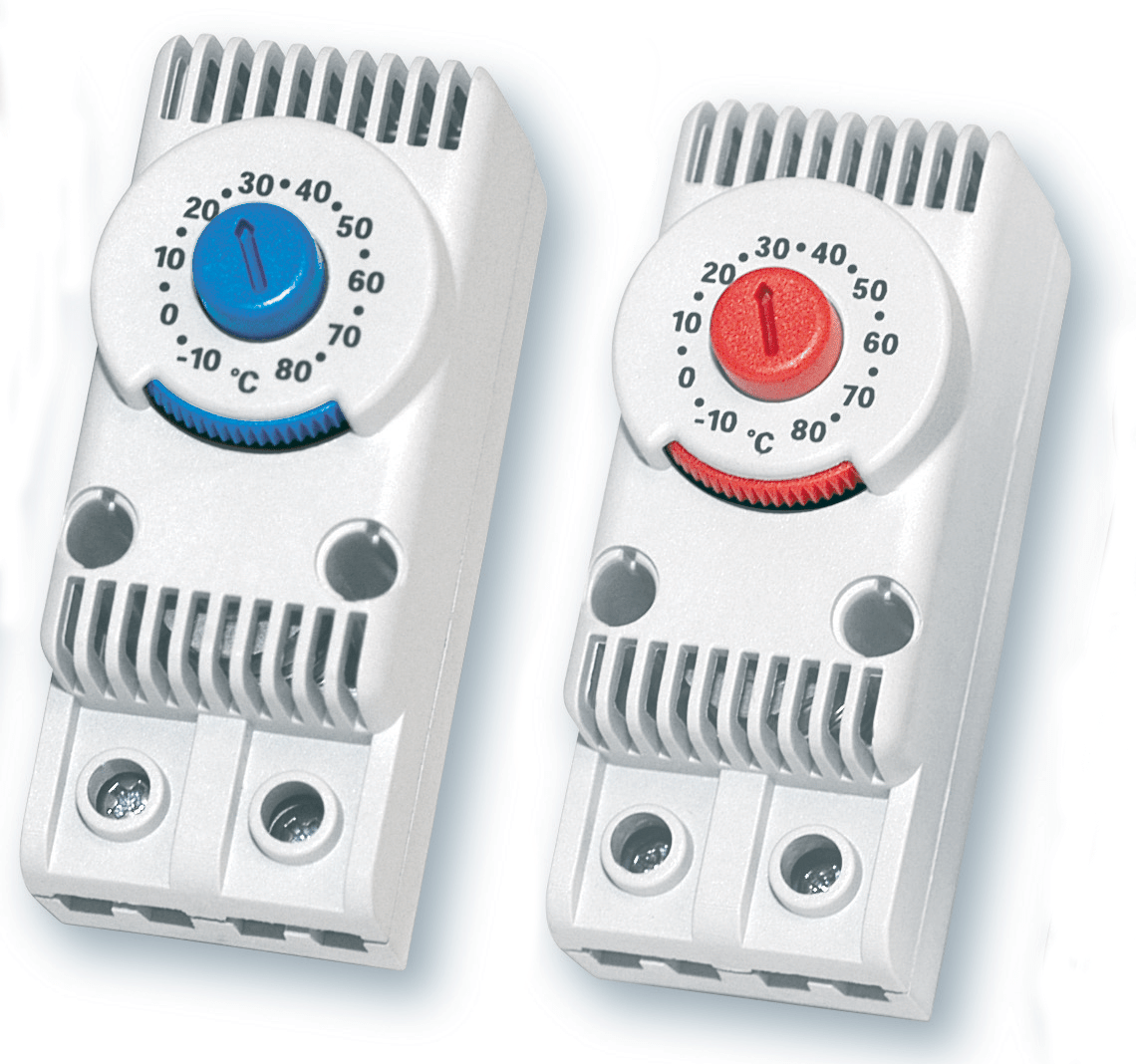 DKC EUROPE - Termostato, campo di regolazione -10 /+80 °C, contatto NO, 10A, 110-250 Vac 50/60Hz