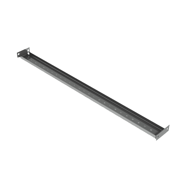 DKC EUROPE - Traversa di fissaggio supporti per barre - cavi sul fondo dell'armadio, largh. 800 mm, conf. 4 pz