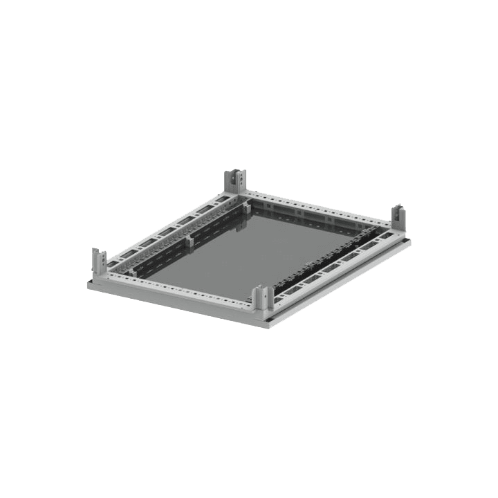 DKC EUROPE - Fondo unico per armadi CQE e CAE, dimensioni 400 x 500 mm (LxP)