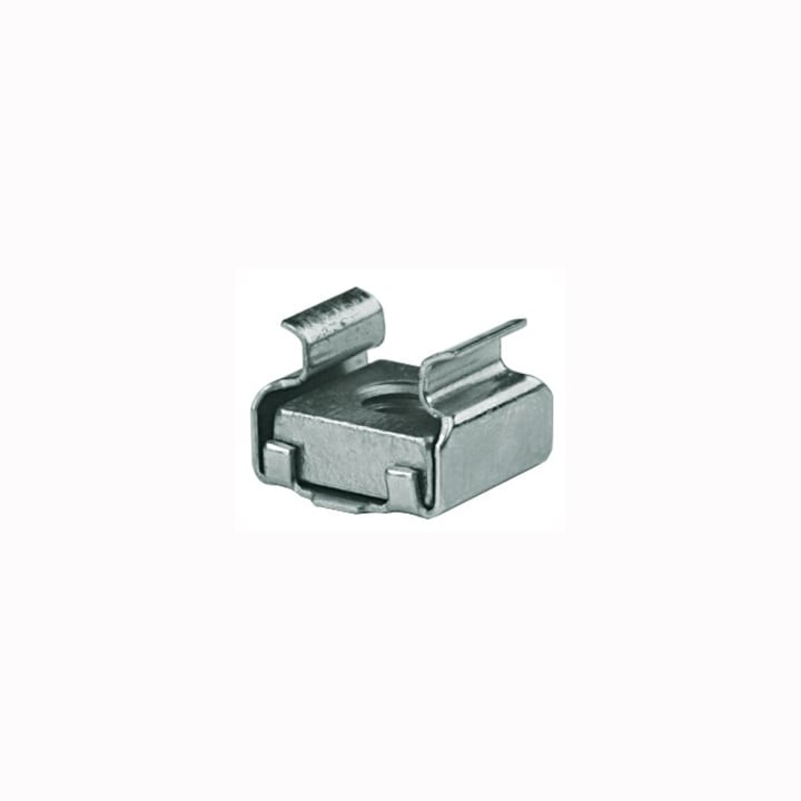 DKC EUROPE - Dado a gabbia M6 per foro quadro 12x12 mm, confezione 50 pezzi