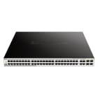 D_LINK - SWITCH SMART 52 X 1GB POE 370W, 4XSFP CO