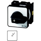 EATON INDUSTRIES - Interruttore a incasso T0, 20A, 2 unità costruttive, 3 contatti, ritorno a molla 45°, ad impulso, commutatore a camme T0-2-15323/E.