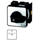 EATON INDUSTRIES - Interruttore di comando universale T0, 20A, incasso, 3 contatti, 6 contatti, blocco posizione po' T0-3-15391/E commutatore a camme.