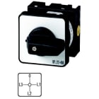 EATON INDUSTRIES - T0 Selettori amperometrici 20 A da incasso a fissaggio centrale 3 Unità costruttiva/e Contatti 6 90 ° permanente con posizione 0 L3 0 L1 L2 8048 EZ COMM.