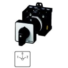 EATON INDUSTRIES - Commutatore T3 32A a Camme, Comando Rinviato, 2 Unità Costruttive, Contatti: 4, 60°, Posizione 0, 1-0-2, Design 8211.