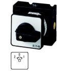 EATON INDUSTRIES - Interruttore di comando universale T0, 20A, incasso, 3 unità contatto, 6 contatti, ritorno a molla posizioni 1 e 2, 45°, T0-3-15394/E commutatore a camme.
