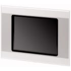 EATON INDUSTRIES - Display touch singolo da 10 pollici, 24 V DC, IR, risoluzione 640 x 480 pixel, 2x Ethernet, 1x RS232, 1x RS485, 1x CAN, funzione PLC installabile. XV-363-10-C00-A00-1B.