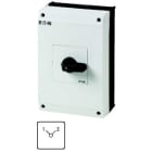 EATON INDUSTRIES - Commutatore T5B 63A in custodia 3 Unità costruttiva Contatti 6 90° permanente senza posizione 0 1-2 numero di progettazione 8222 T5B-3-8222/I4 A camme