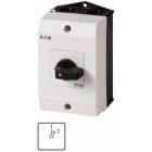 EATON INDUSTRIES - Interruttori di commutazione T0 20 A montaggio a vista 1 Unità costruttiva Contatti 2 45 ° ad impulso senza posizione 0 Off con ritorno T0-1-8295/I1 COMMUTATORE A CAMME
