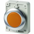 EATON INDUSTRIES - Indicatore luminoso RMQ-Titan piatto arancione dicitura speciale Anello anteriore in acciaio inossidabile M30I-FL-A-* SPIA D30 A FILO AMBRA <SIMB>