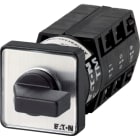 EATON INDUSTRIES - Commutatore TM 10A a incasso, 3 Unità costruttive, Contatti: 6, 60°, permanente con posizione 0, 1-0-2, n. progettazione 8212. TM-3-8212/E a camme.