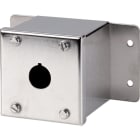EATON INDUSTRIES - Custodia metallica per montaggio sporgente in acciaio inox, 1 foro di montaggio.