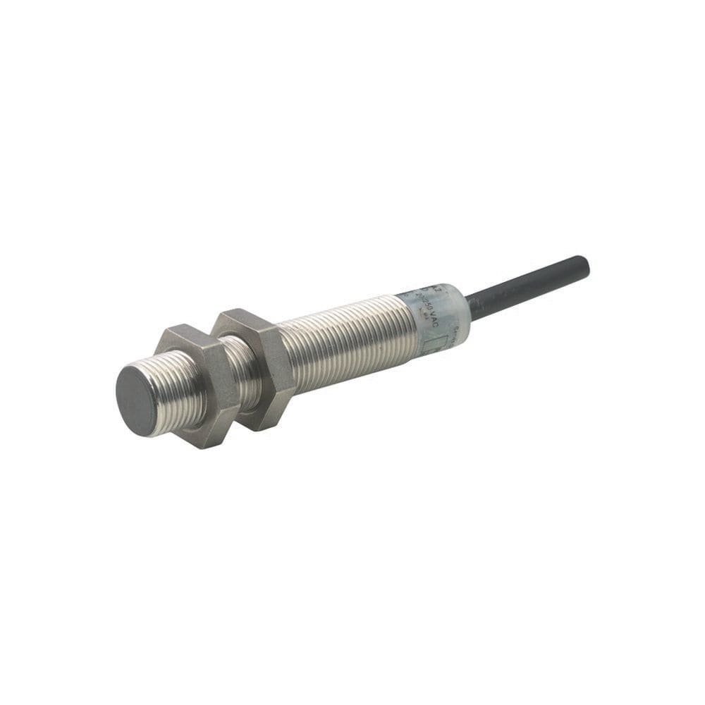 EATON INDUSTRIES - E57 Premium+ Interruttore di prossimità Short-Series, 1 NA, A 2 fili, 40 - 250 V AC, M18 x 1 mm, Sn= 8 mm, Sporgente, NPN/PNP, Acciaio inox, Cavo di 2M.