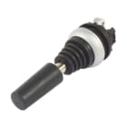EATON INDUSTRIES - Joystick con punto di commutazione per direzione di manovra, albero in metallo, 2 posizioni, ghiera frontale colore titanio, stab orizz.