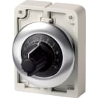 EATON INDUSTRIES - Potenziometro a filo M30 30,5 mm R 47 k? P 0,5 W anello anteriore in acciaio inossidabile D30 A FILO 47K.