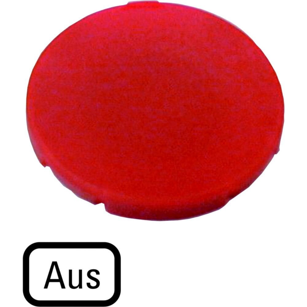 EATON INDUSTRIES - Capsula rosso piatto OFF M22 XD R D5 CAL PULS OPACO TES.