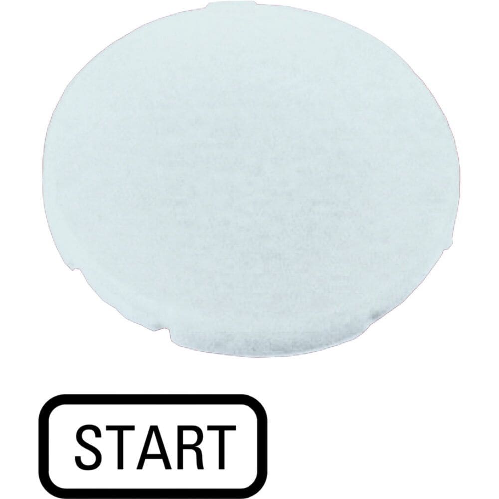 EATON INDUSTRIES - Capsula piatta bianca START M22 XD W GB1 CAL PULS OPAC.