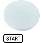 EATON INDUSTRIES - Capsula piatta bianca START M22 XD W GB1 CAL PULS OPAC.