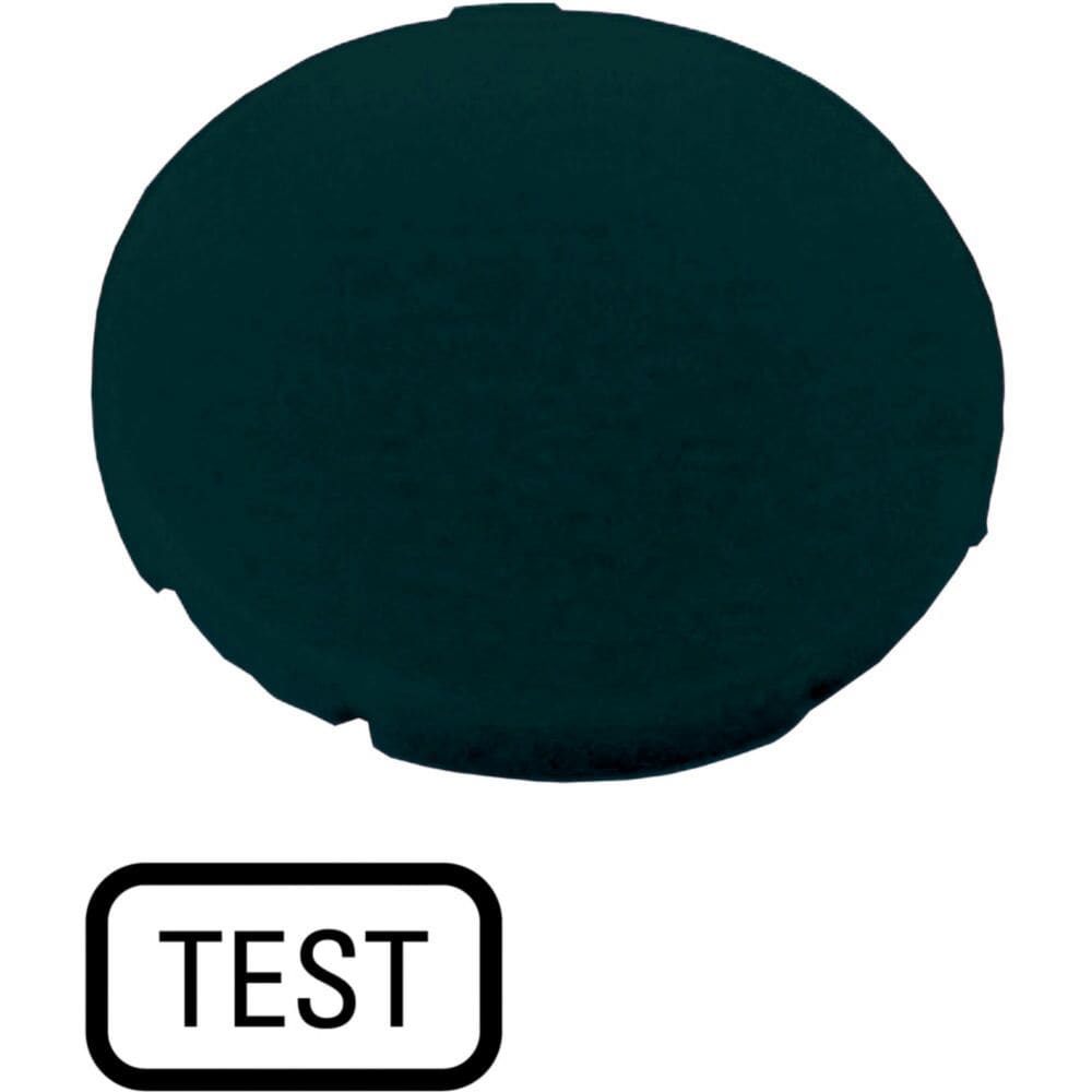 EATON INDUSTRIES - Capsula nero piatto TEST M22 XD S GB9 CAL PULS OPACO.