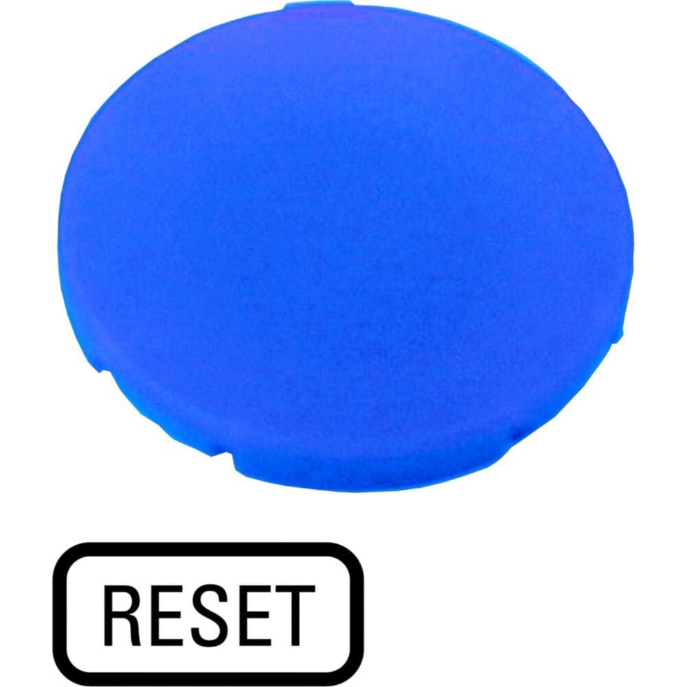 EATON INDUSTRIES - Capsula blu piatto RESET M22 XD B GB14 CAL PULS OPAC.