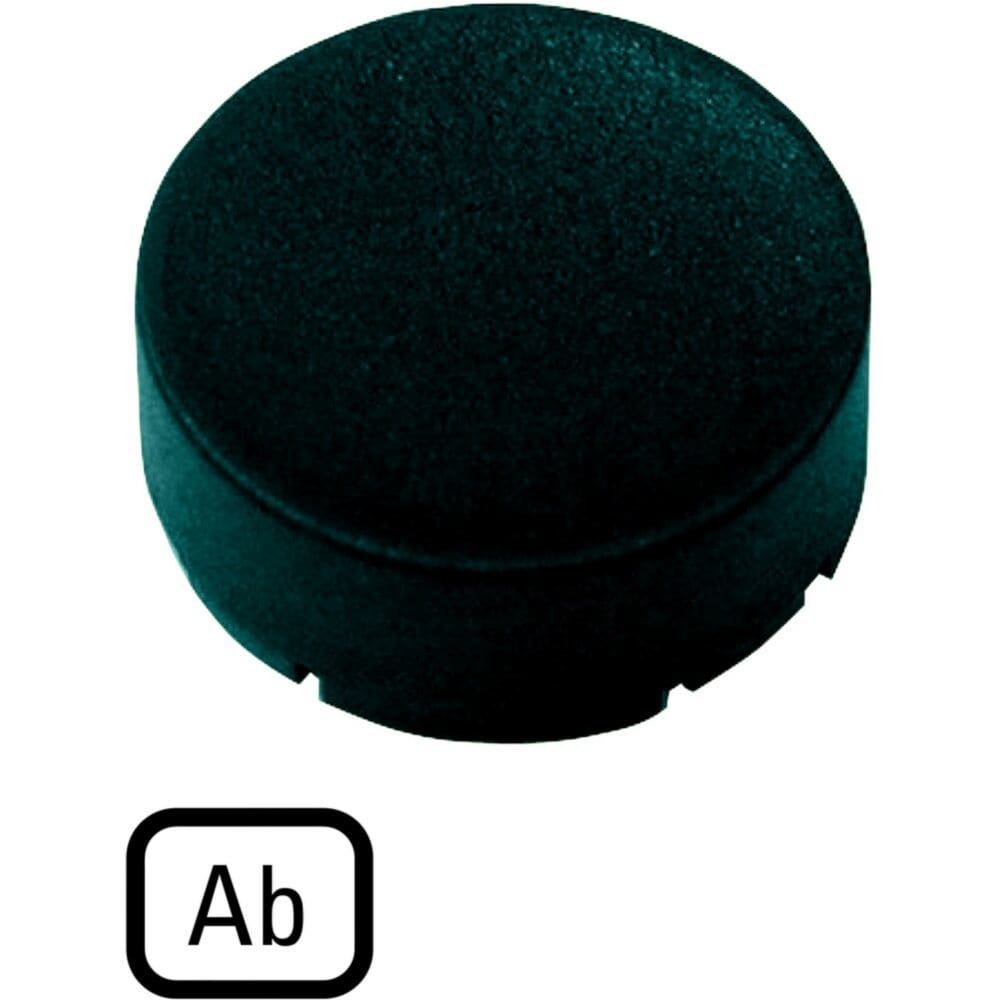 EATON INDUSTRIES - Capsula nero in rilievo AB M22-XDH-S-D4 CAL PULS OPAC SPOR NER TEST.