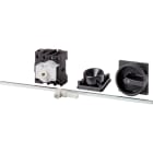 EATON INDUSTRIES - Interruttore generale P1-25/M4/SVB-SW/N 25A a comando rinviato 3 poli + N funzione di arresto con maniglia rotativa nera corona di blocco lucchettabile.