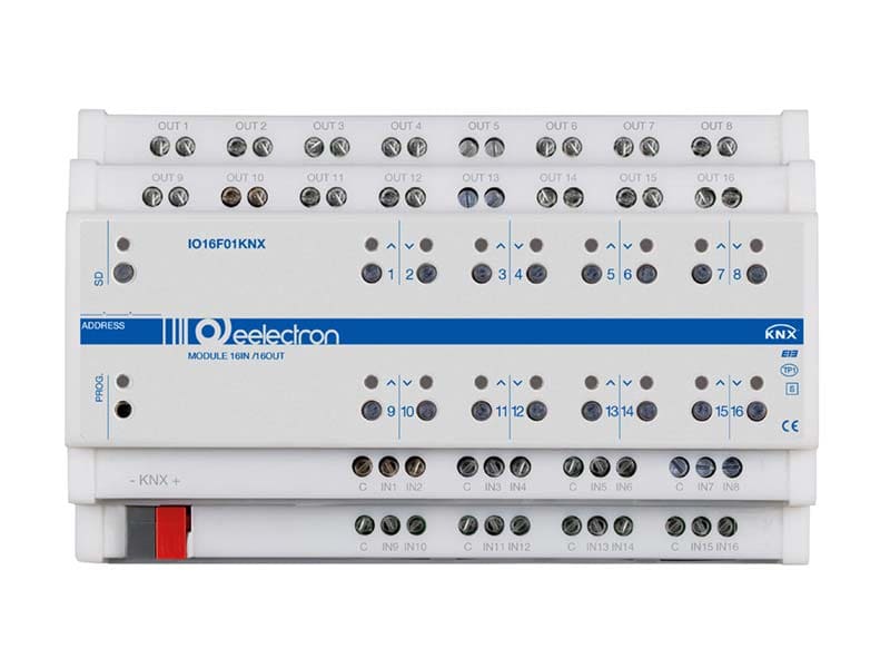 EELECTRON - MODULO DIN UNIV. 16 IN/16OUT PLUS