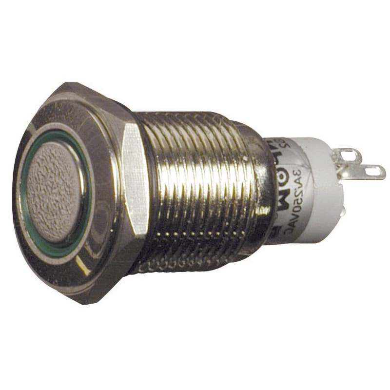 ELCART DISTRIBUTION - INTERRUTORE ANTIVAND. 12V VERDE