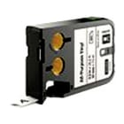 ELCART DISTRIBUTION - NASTRO VINYL 24MM NERO SU BIANCO