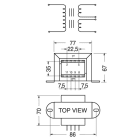 ELCART DISTRIBUTION - TRASF.ALIM.DOPP.SEC. 50VA 12,0V