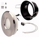 ELCART DISTRIBUTION - GHIERATONDA IP44 BIANCA+GU5,3 CON