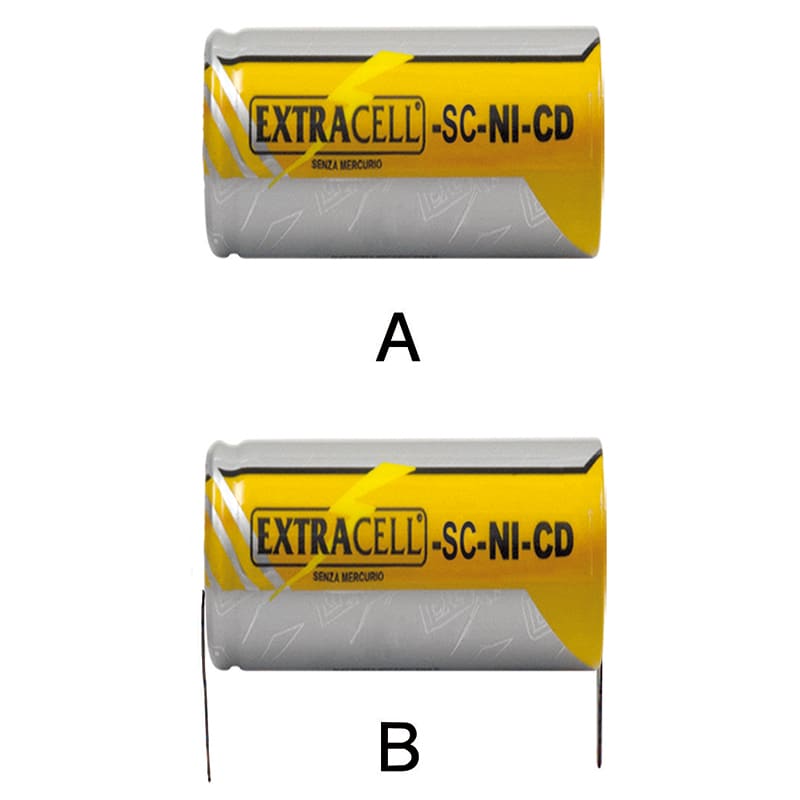 ELCART DISTRIBUTION - BATT.NI-CD SC 1,2V 2,0AH C-TERM.