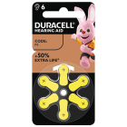 DURACELL - DUDU81R1 6PZ BATT.ZINCO-ARIA 1,4V DA 675