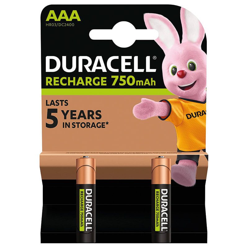 DURACELL - DUDU70 2PZ BATT.RICAR.NIMH AAA 750MAH