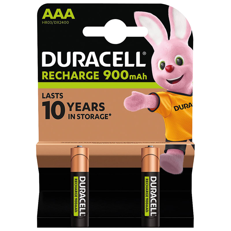 DURACELL - DUDU76 2PZ BATT.RICAR.NIMH AAA 900MAH