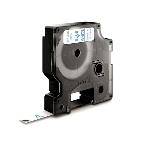 ELCART DISTRIBUTION - NASTRO PER DYMO  9X7MM BLU/BIANCO
