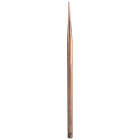 NVENT ERICO - Terminale aereo, filettatura imperiale, rame, nuda, diametro 12.7 mm, appuntita, lunghezza 609.6 mm, air terminal, imp thr, cop, bare, 12.7m d, sh.