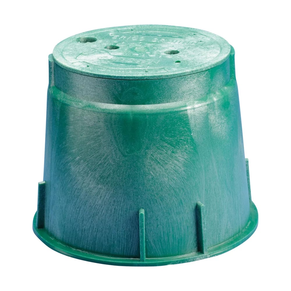 NVENT ERICO - Scatola di ispezione in polietilene ad alta densità (HDPE), 333 mm di diametro esterno e 254 mm di altezza.