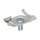 NVENT CADDY - Clip torsione con montaggio ARMOUR, griglia T 24mm, vite M6 16mm, 4G16, colore grigio, 1.5mm filettatura, 24mm testa a T.