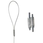 NVENT CADDY - Kit di supporto per cavo da 1,5mm con terminali ad anello senza utensili - Lunghezza di 3m - Resistenza fino a 19,5kg - SLK LOOP, cavo da 1,5mm, lunghezza di 3m.
