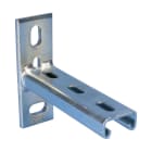 NVENT CADDY - Strut a sbalzo profondo tipo C, asolato, con accessori, zincato, dimensioni 300x41x21mm, con slot per armatura.