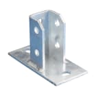 NVENT CADDY - Piastra base per colonna rettangolare, 100 mm x 160 mm x 80 mm RECT. POST BASE PLATE,100 MMX160 MMX80 M