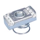 NVENT CADDY - Dado con molla per profilati struttura tipo C, acciaio zincato, M8.
