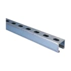 NVENT CADDY - Professionale struttura tipo A, asolata, in acciaio zincato a freddo, lunghezza 2m, dimensioni 41mm x 41mm x 2,5mm, canale strutturale tipo A, asolato, in acciaio, zincato a freddo, lunghezza 2m, dimensioni 41mm x 41mm x 2.