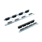NVENT ERIFLEX - Kit supporto barra CABS, 1-4 barre per fase, 30-125 mm larghezza barra collettrice, 5 mm spessore della barra, 550 mm, portasbarre 4/5 TN 600.